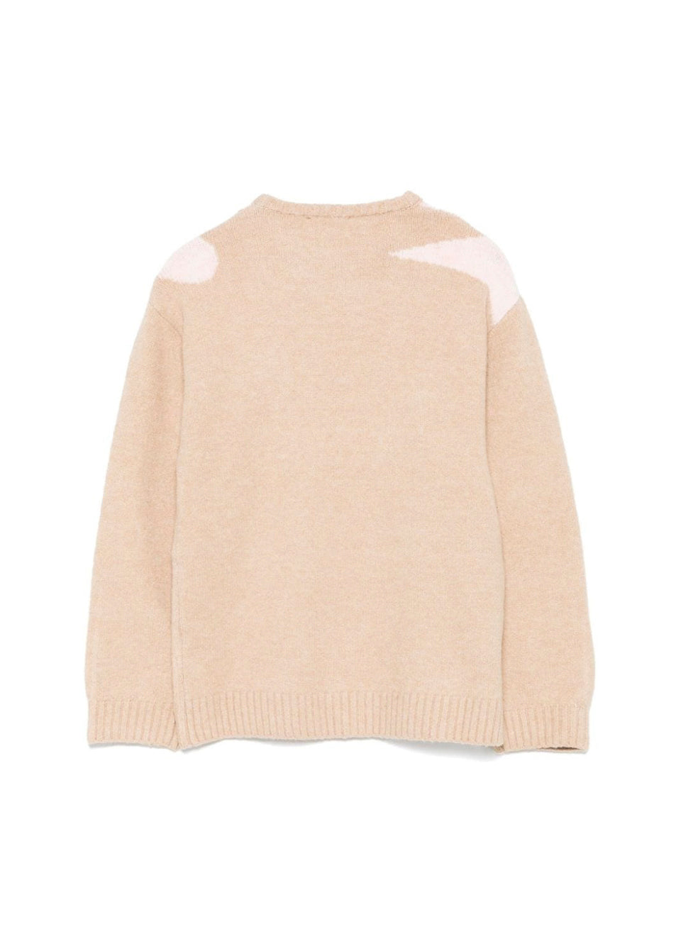 Pinko Kids Maglione Cammello con Logo per Bambine (retro)