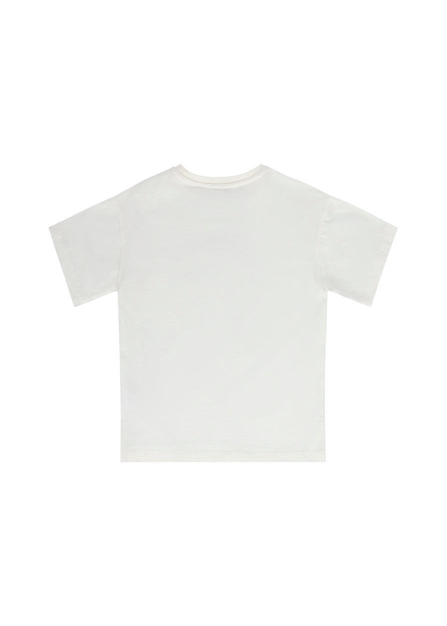 Iceberg Kids T-Shirt Bianca con Logo per Bambini