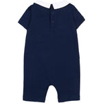 Moschino Kids Pagliaccetto Blu con Logo Teddy Bear per Neonati