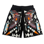 Marcelo Burlon County of Milan Kids Bermuda Nero con Stampa per Bambini