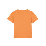 Lacoste Kids T-Shirt Arancione con Ricamo Logo Unisex