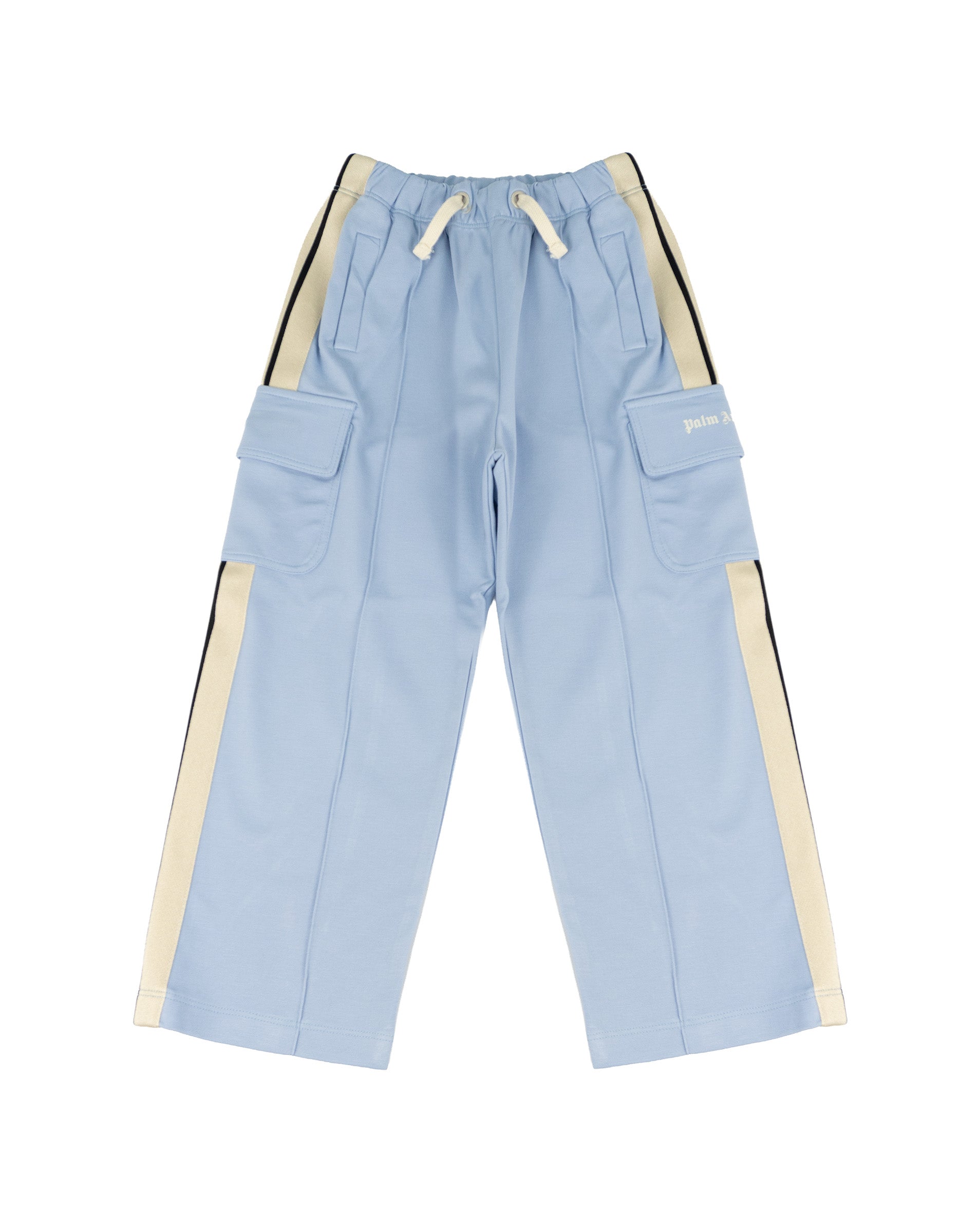 Palm Angels Kids Cargo Celeste con Laccio per Bambini