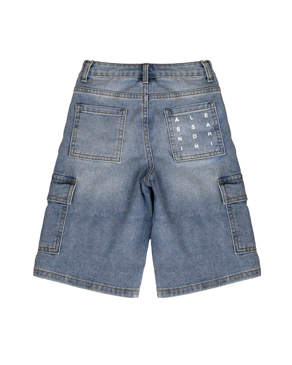 Daniele Alessandrini Kids Short in Denim per Bambini