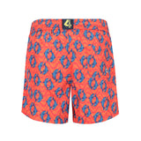4giveness Kids Short Arancione Fantasia Delfini per Bambini