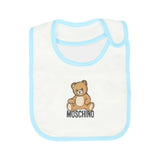 Moschino Kids Set Tutina+Bavetta +Cappello per Neonati