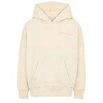 Palm Angels Kids Felpa Panna con Stampa Logo per Bambine