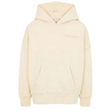 Palm Angels Kids Felpa Panna con Stampa Logo per Bambine