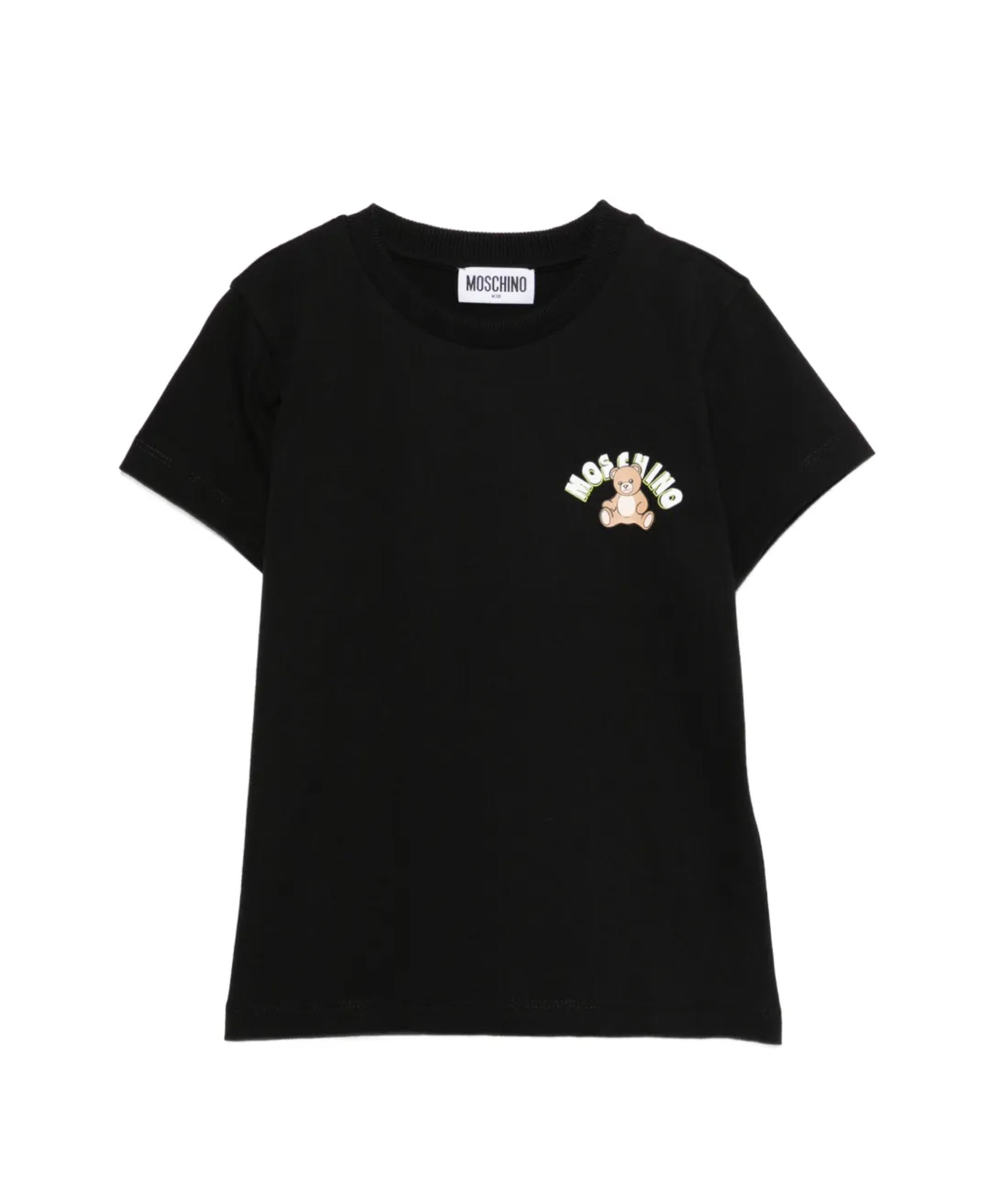 Moschino Kids T-shirt Nero con Teddy Bear per Bambini
