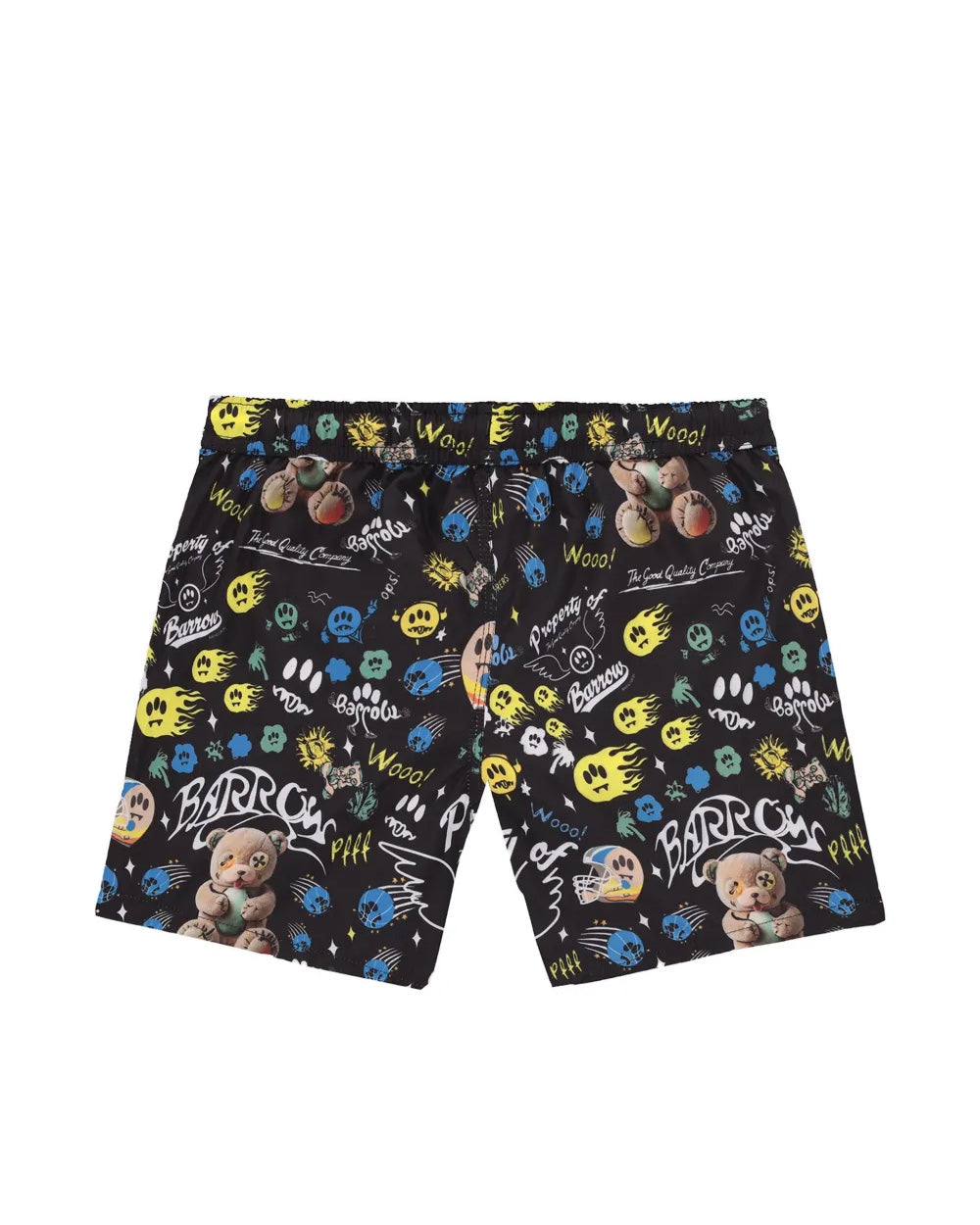 Barrow Kids Costume Short Nero Fantasia All-Over per Bambini