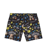 Barrow Kids Costume Short Nero Fantasia All-Over per Bambini