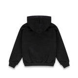 Iceberg Kids Felpa con Cappuccio Nera e Logo a Contrasto per Bambini