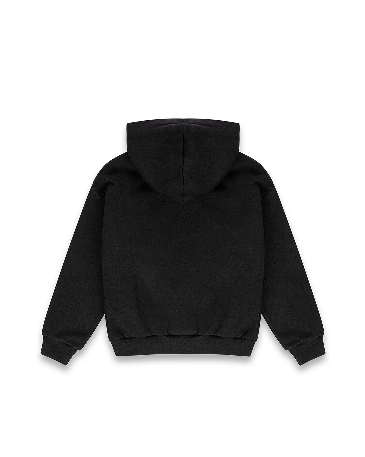 Iceberg Kids Felpa con Cappuccio Nera e Logo a Contrasto per Bambini