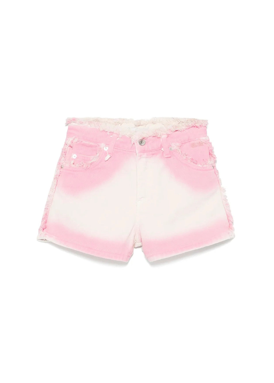 MSGM Kids Short Rosa Degradè per Bambine