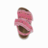 Colors of California Sandalo Denim Fucsia con Strass per Neonate