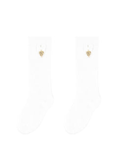 Angel's Face Calzino Panna con Fiocco per Bambine