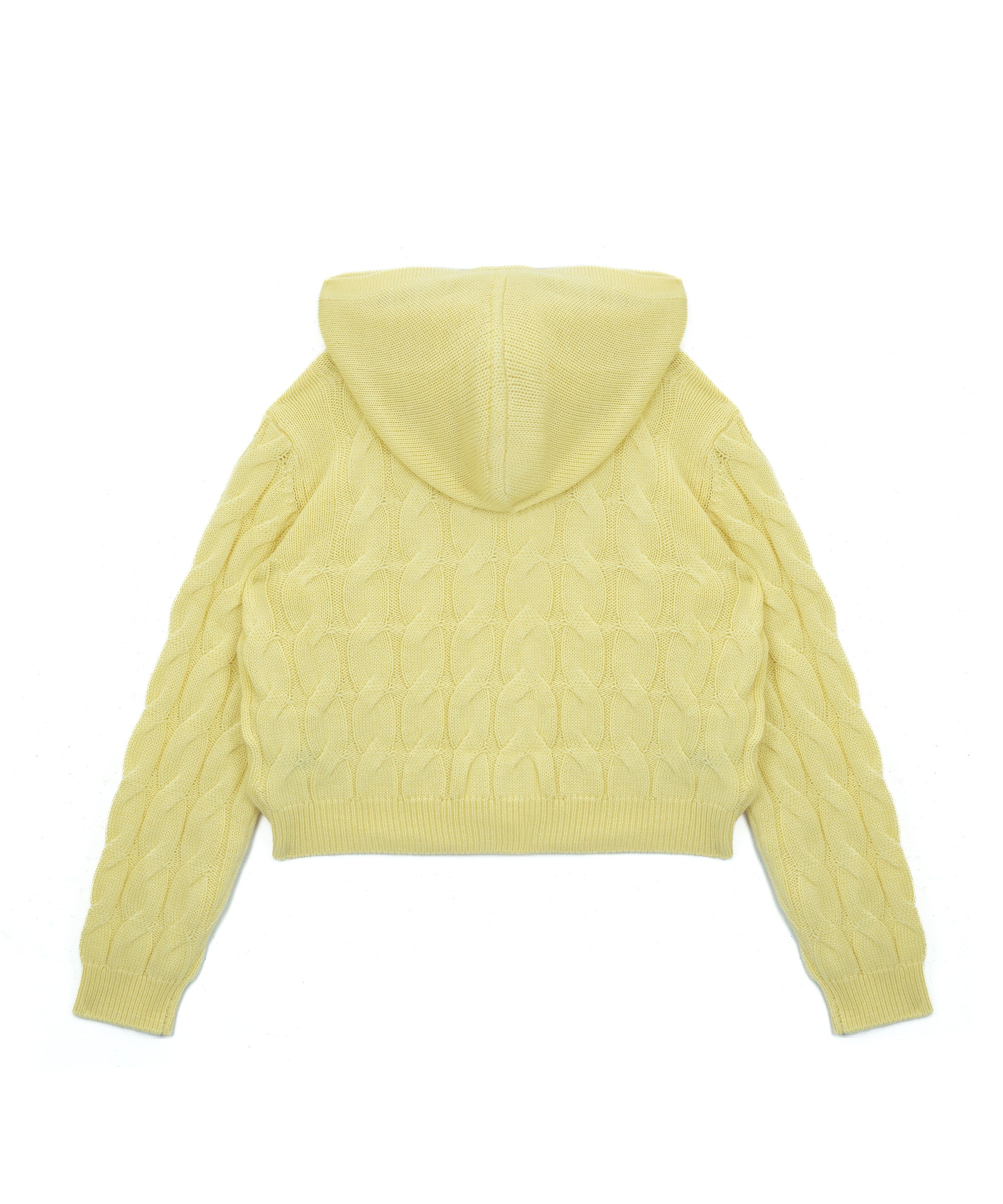 Vicolo Kids Felpa in Maglia Light Bee con Cappuccio per Bambine