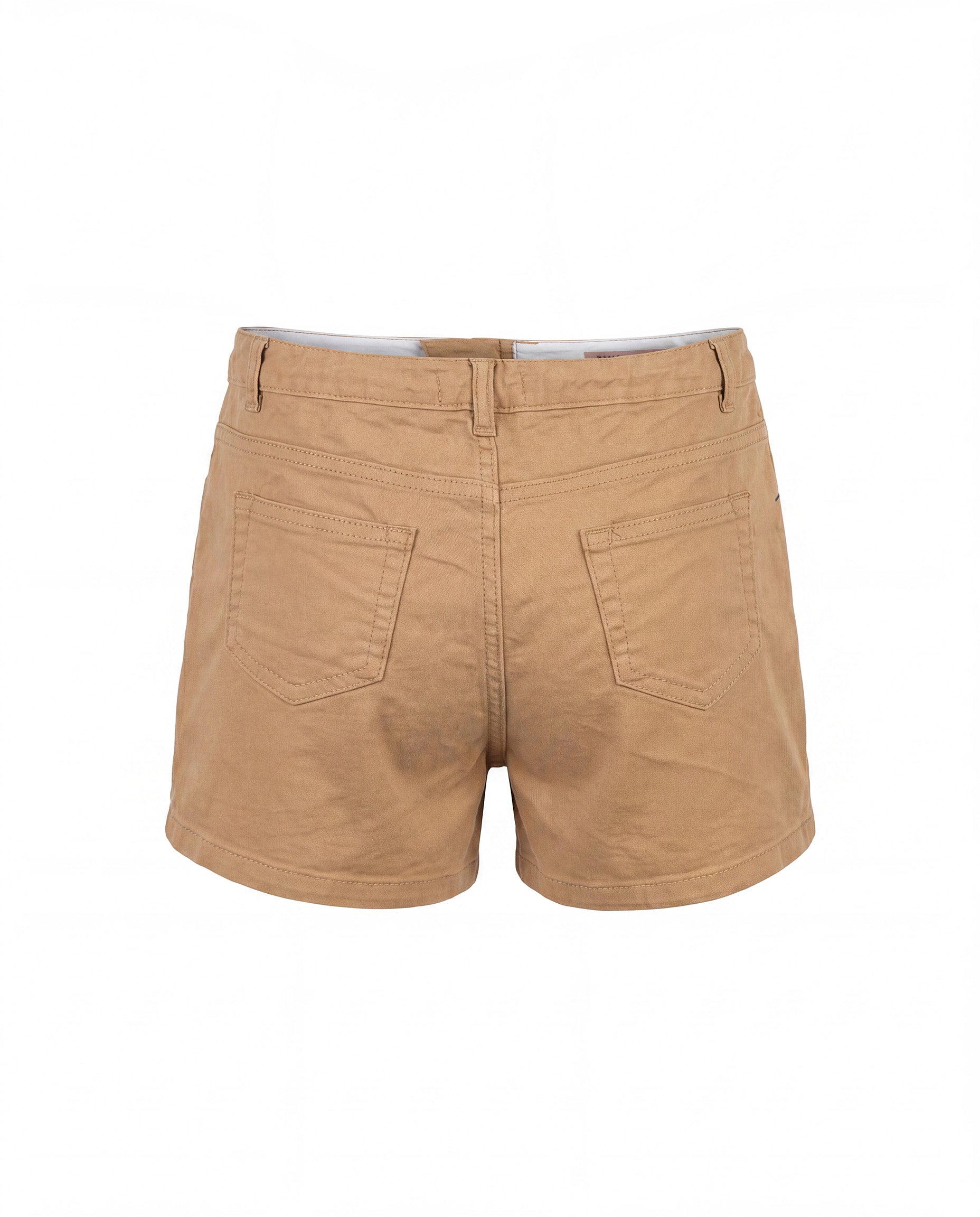 Vicolo Kids Short in Denim Cammello per Bambine