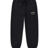Iceberg Kids Pantalone Felpa Nero con Logo Bianco per Bambini