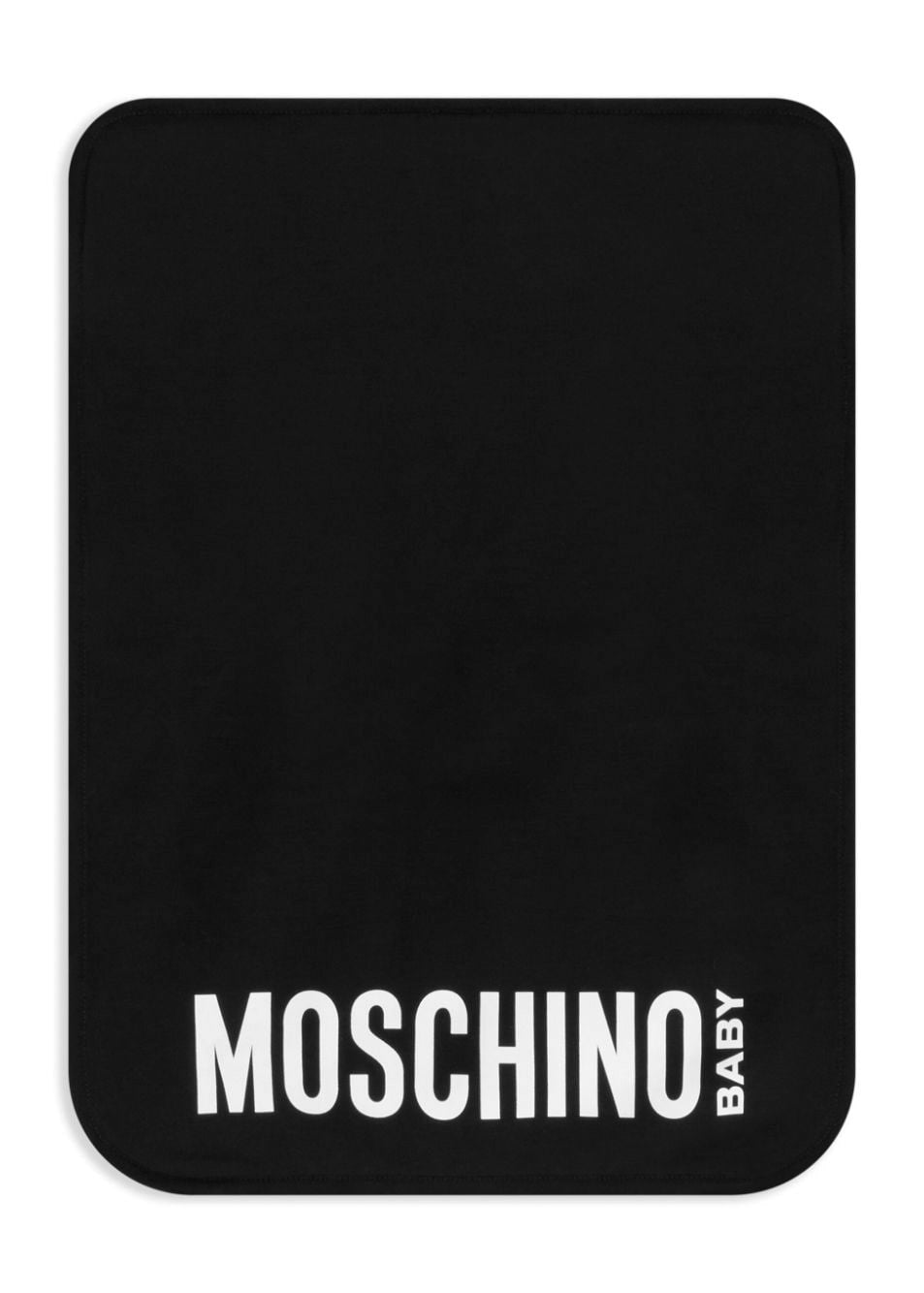 Moschino Kids Borsa Mamma Nera con Stampa Bear con Fasciatoio (fasciatoio)