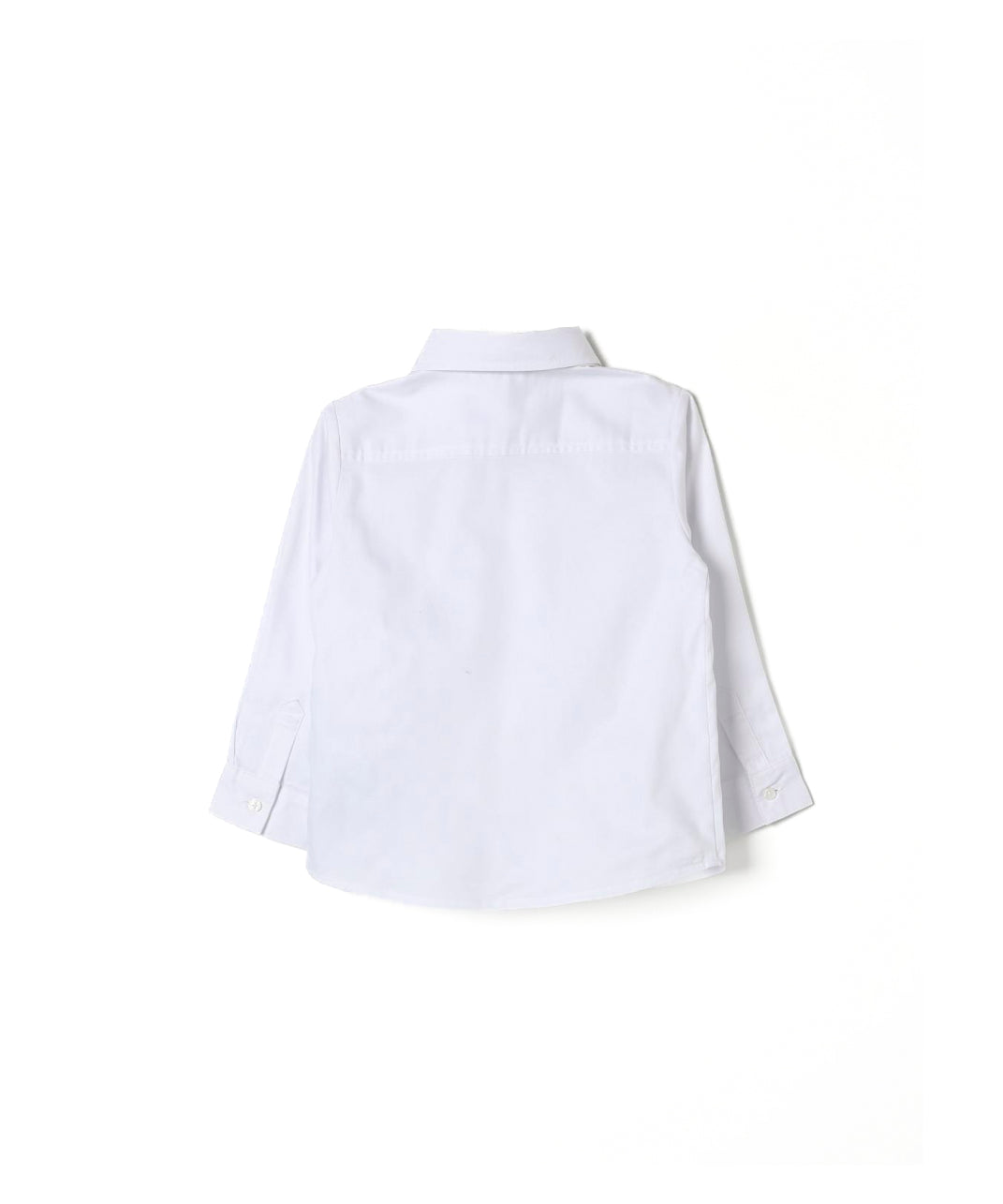 Moschino Kids Camicia Bianca con Patch Teddy Bear per Neonati (retro)