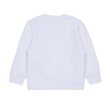 Dsquared2 Kids Felpa Bianco con Bottoni lato Spalla per Neonati