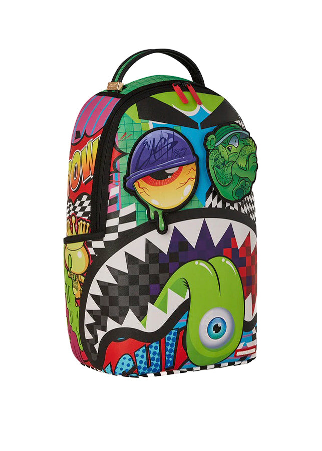 Sprayground Kids Zaino Psycho World Of Fun (dettaglio)