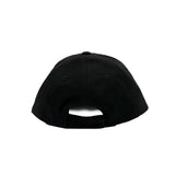 Palm Angels Kids Cappello Nero con Ricamo Logo a Contrasto per Bambini