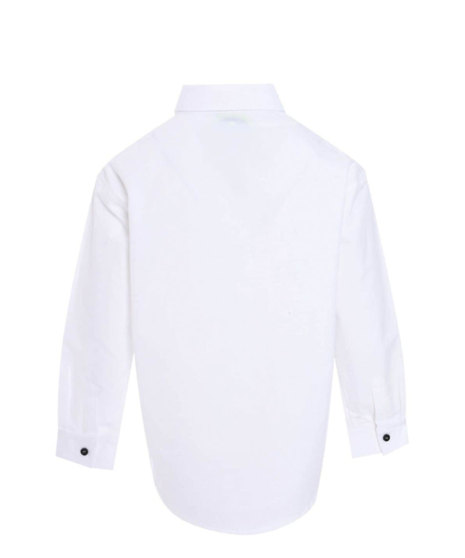 Barrow Kids Camicia Bianca con Smile per Bambine (retro)