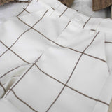 Le Coconne Bermuda Bianco a Righe per Neonati