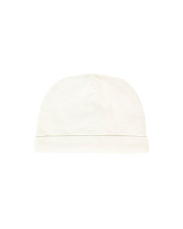 Moschino Kids Cappello Panna con Logo per Neonati
