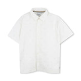 Boss Kids Camicia Bianca con Stampa All Over per Bambini