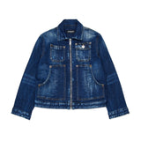 Dsquared2 Kids Giacca in Denim Blu per Bambini