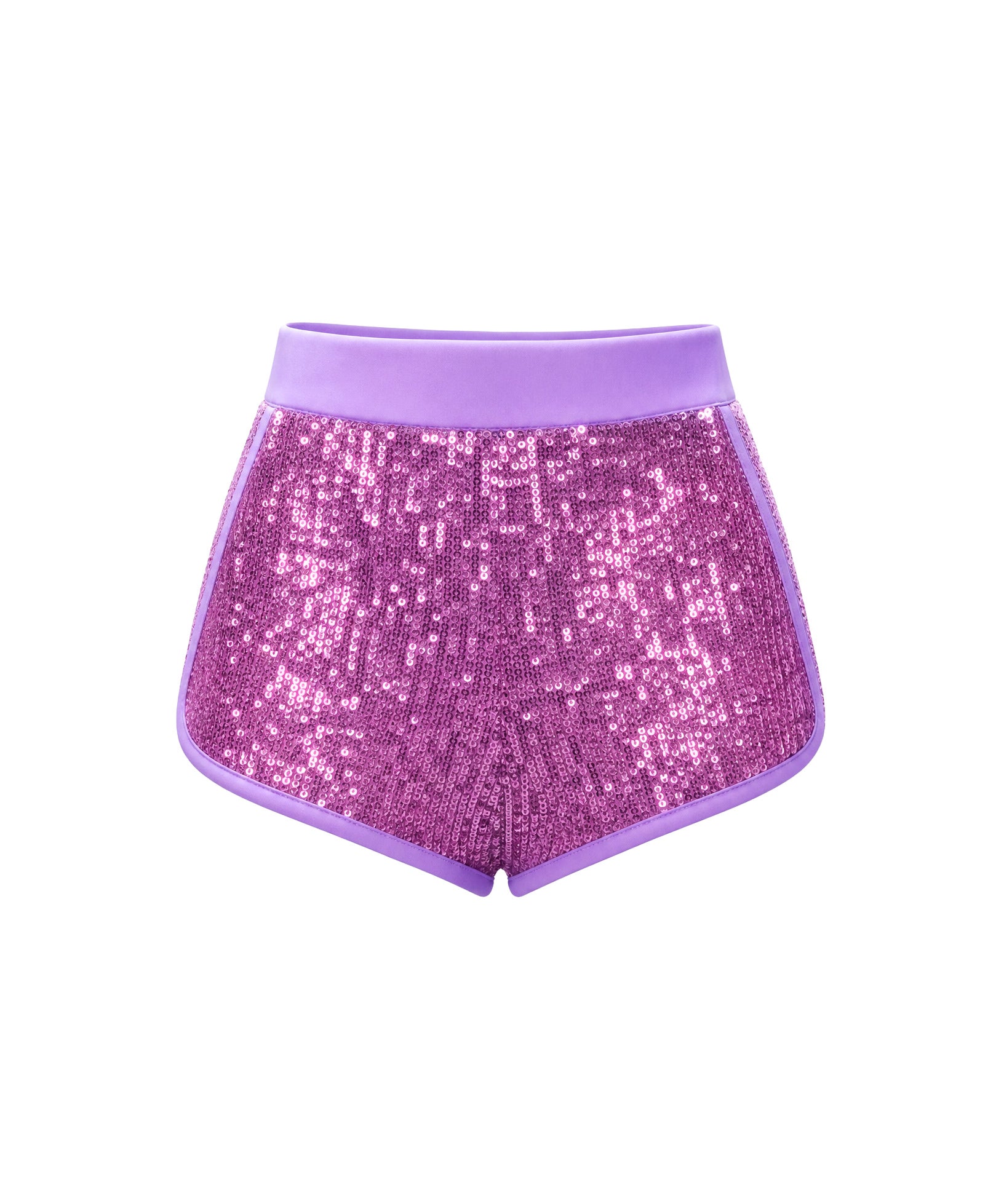 4giveness Kids Short in Pailettes Viola per Bambine