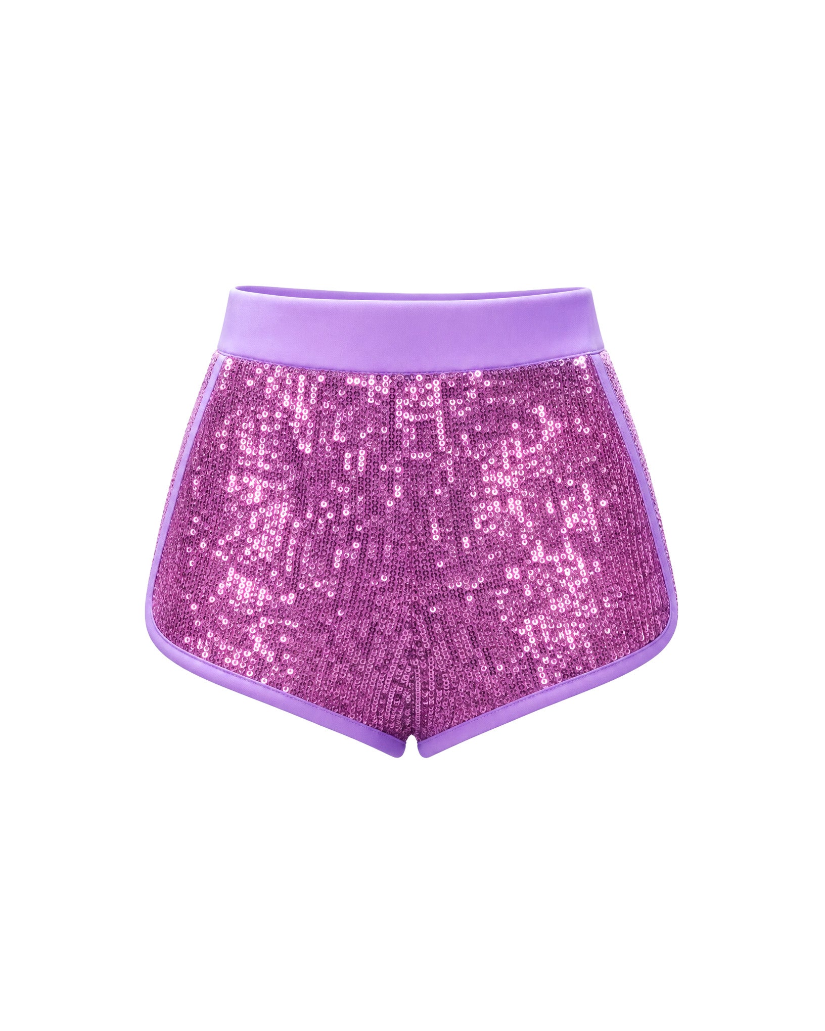 4giveness Kids Short in Pailettes Viola per Bambine