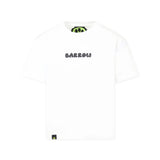 Barrow Kids T-shirt Bianca con Stampa Retro per Bambini (fronte)