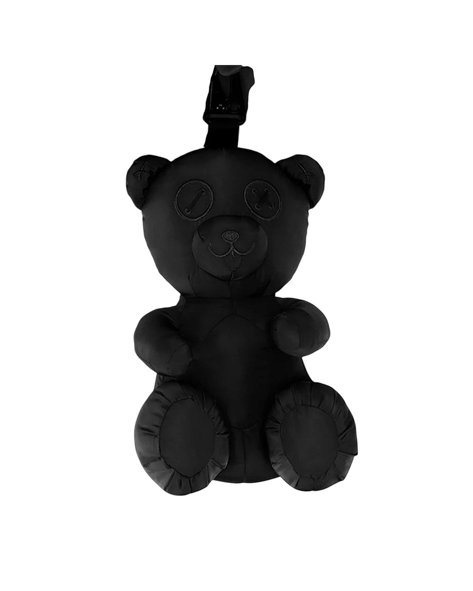Barrow Kids Giubbotto Imbottito Nero Unisex con Cappuccio e Orsetto Rimovibile per Bambini