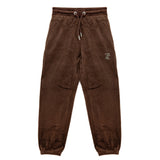 Juicy Couture Kids Set 2pz di Tuta Brown con Logo e Scritta in Strass per Bambine