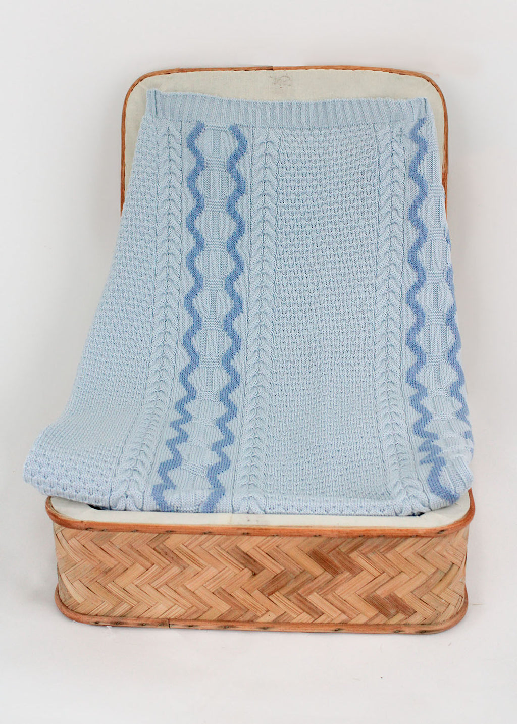 Marlù Baby Blanket Light Blue