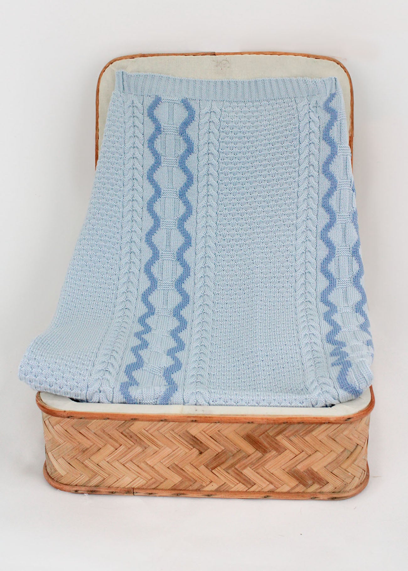 Marlù Baby Blanket Light Blue