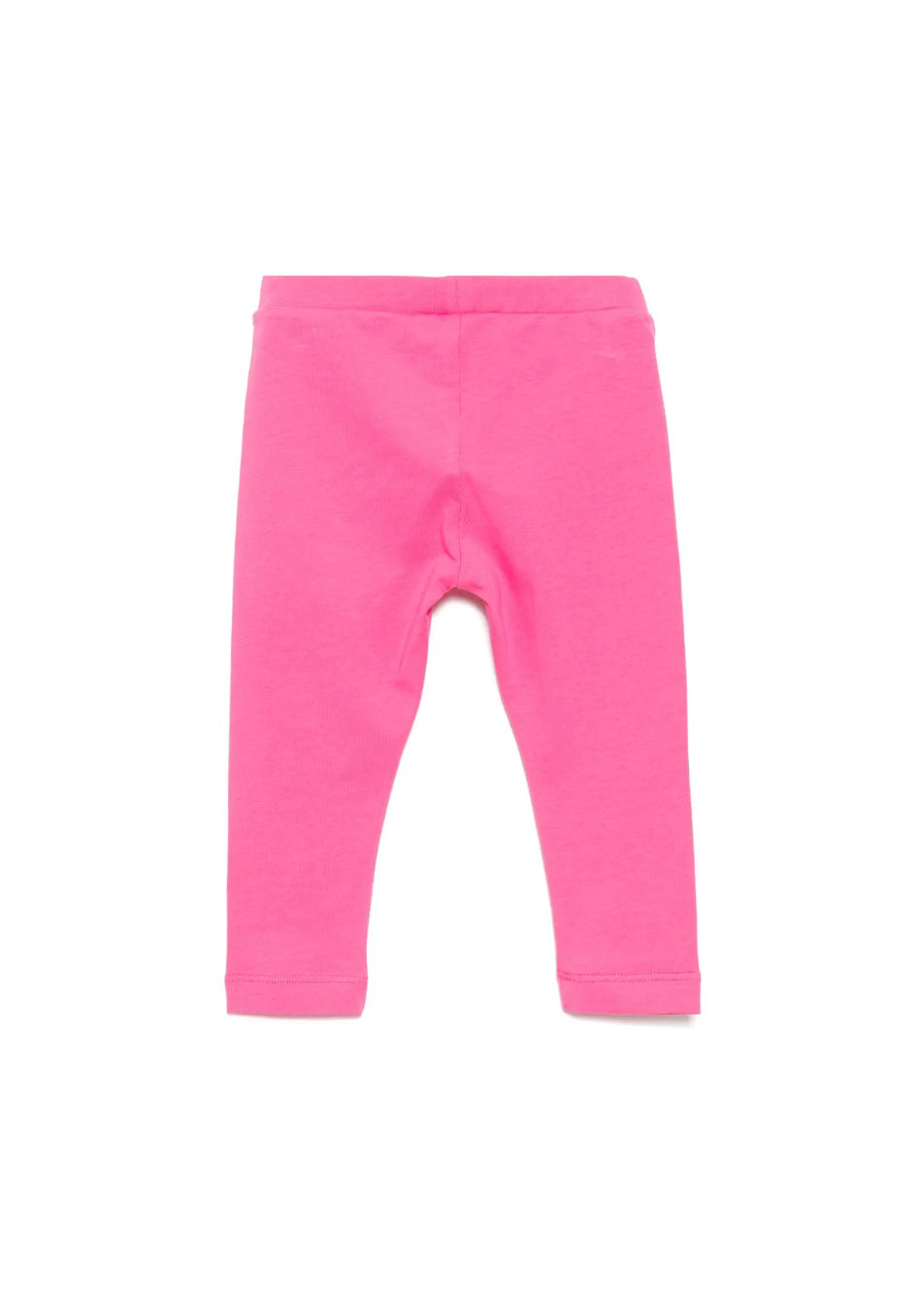 Moschino Kids Leggings Fucsia con Teddy per Neonate