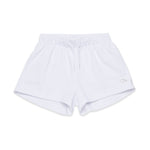 Diesel Kids Shorts Bianco con Micro Oval D per Bambine
