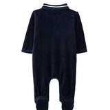 Boss Kids Tutina  Blue Navy in Ciniglia per Neonati