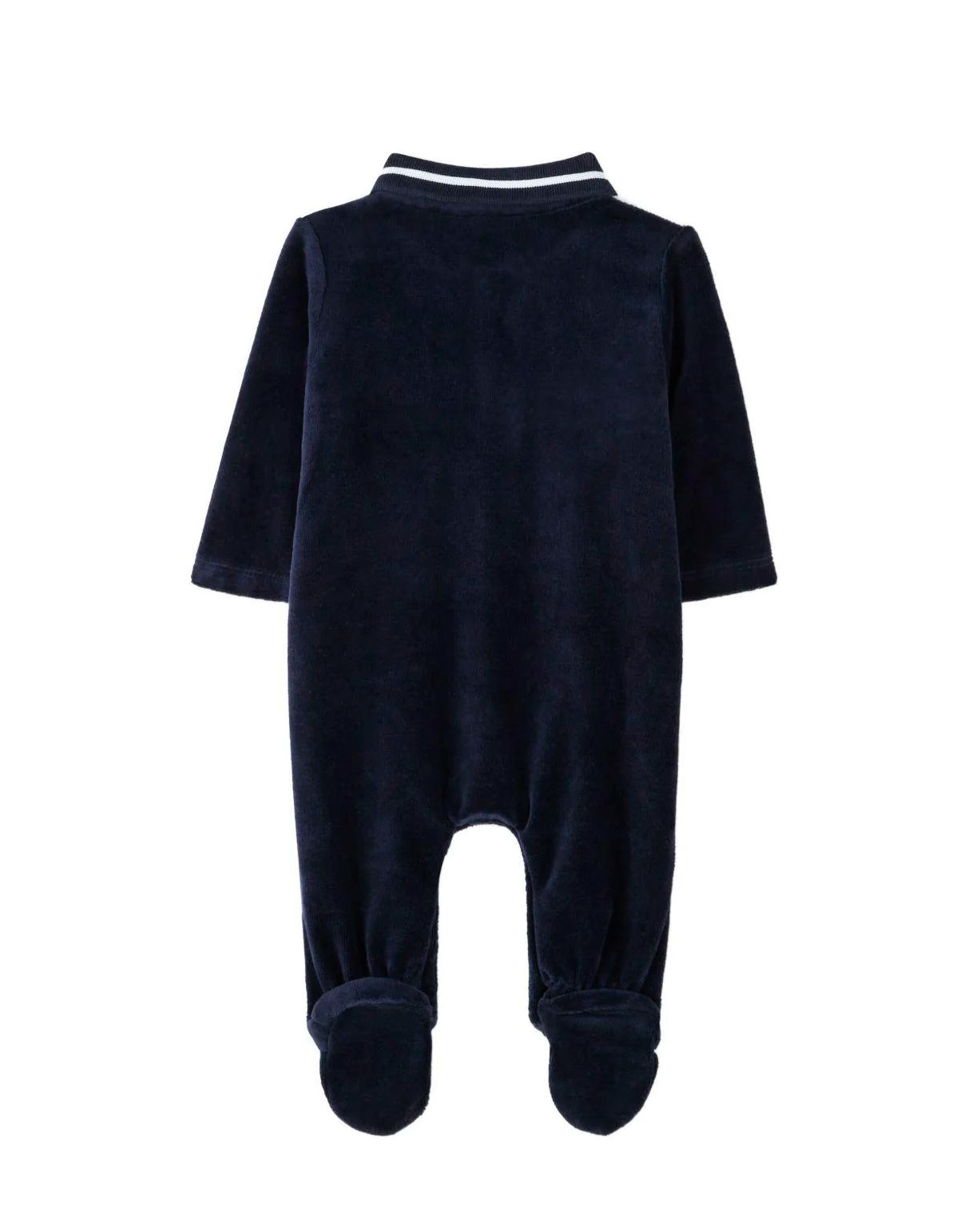 Boss Kids Tutina  Blue Navy in Ciniglia per Neonati