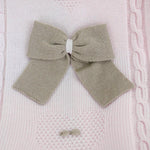 Marlù Coperta Rosa/Tabacco per Neonate (dettaglio)
