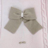 Marlù Coperta Rosa/Tabacco per Neonate (dettaglio)