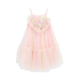 Angel's Face Pink/Multicolor Rosheen Dress for Girls
