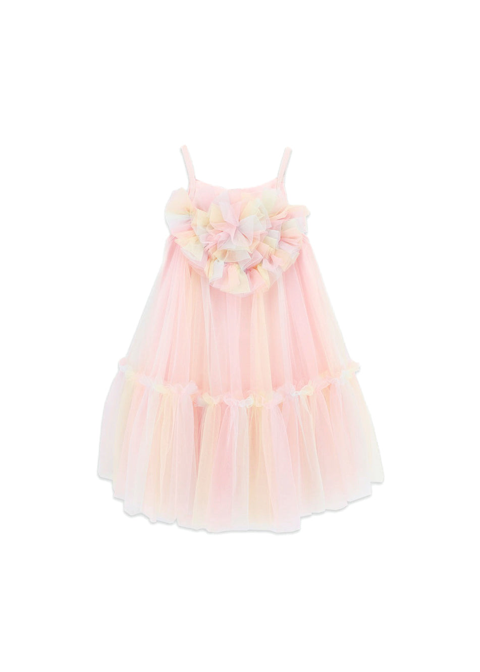 Angel's Face Pink/Multicolor Rosheen Dress for Girls