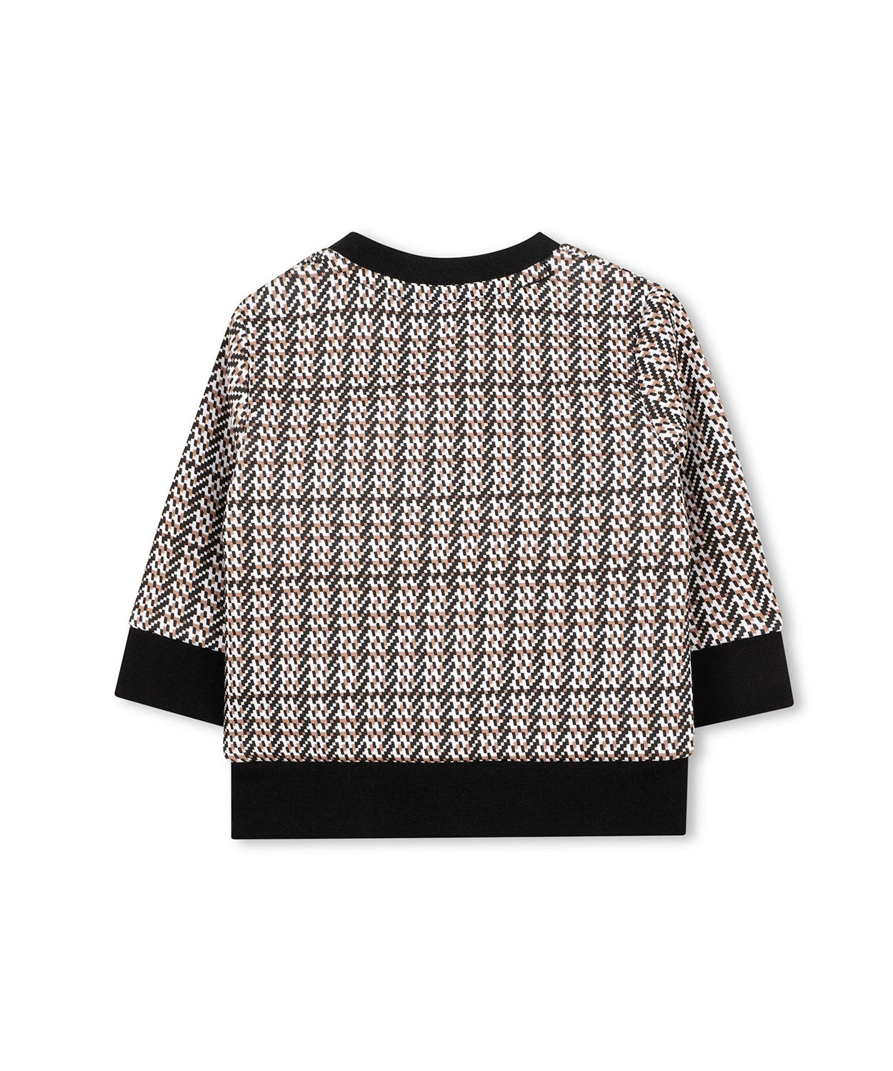 Boss Kids Felpa in Cotone a Tre Tonalità per Neonati