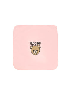 Moschino Kids Baby Girls Teddy Bear Print Blanket
