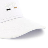 Boss Kids White Hat with Logo Embroidery for Children